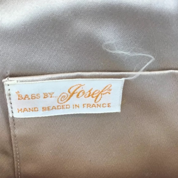 BASS BY JOSEF VINTAGE HANDMADE BEADED CLUTCH - Picture 15 of 16